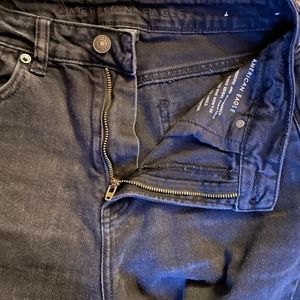 American Eagle straight leg black jeans